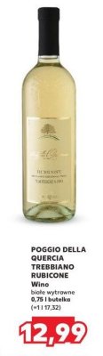 Wino Poggio della quercia trebbiano rubicone promocja
