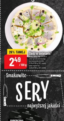 Śledź w śmietanie promocja w POLOmarket