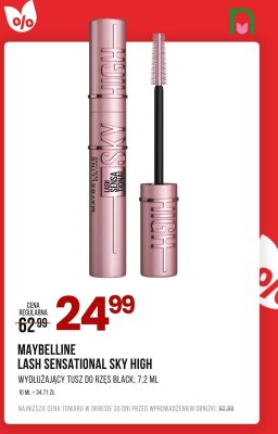 Tusz do rzęs Lash Sensational Sky High black promocja w Drogerie Natura