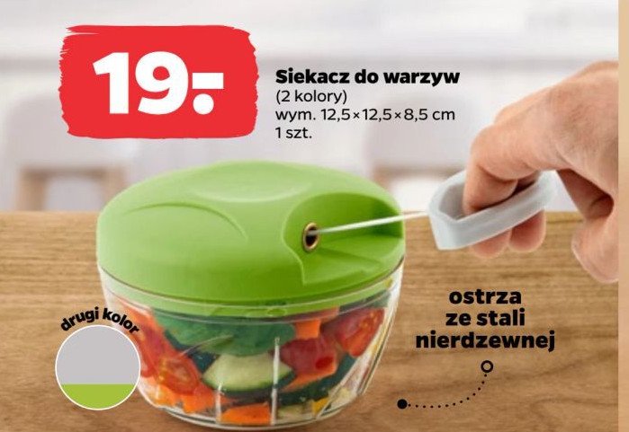Siekacz do warzyw promocja