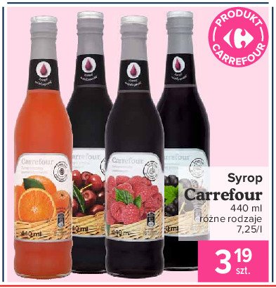 Syrop pomarańczowy Carrefour promocja