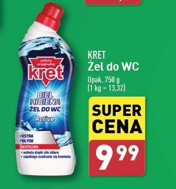 Żel do wc active Kret promocja