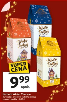 Herbata Winter Thurson promocja w Auchan