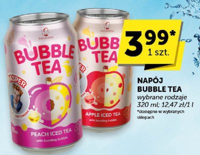 Napój Bubble Tea Peach Iced Tea wybrane rodzaje 320ml promocja w ABC