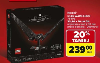 Klocki LEGO STAR WARS 75406 promocja w Carrefour