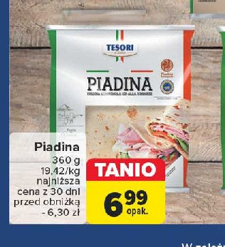 Piadina Tesori d'italia promocja