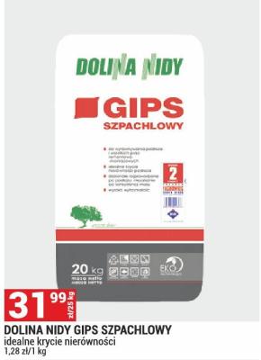 Gips Dolina Nidy Gips Szpachlowy promocja w Merkury Market