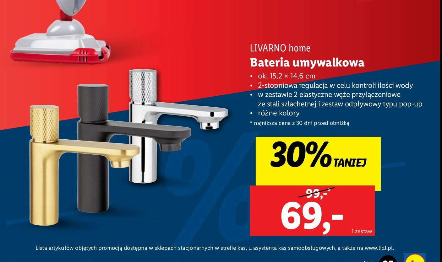 Bateria umywalkowa promocja