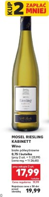 Wino MOSEL RIESLING promocja w Kaufland