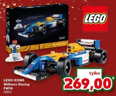 Klocki ICONS Williams Racing FW14 10365 promocja w Kaufland