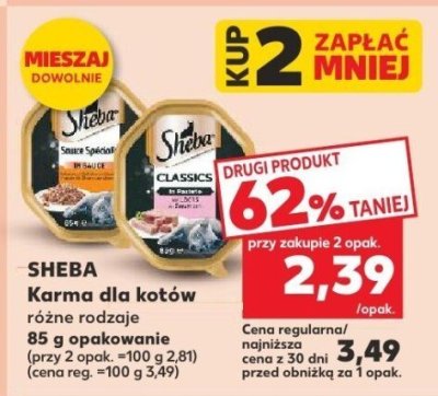 Karma dla kotów różne rodzaje 85 g promocja w Kaufland