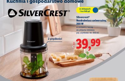 Rozdrabniacz uniwersalny Silvercrest 260 W promocja w Lidl