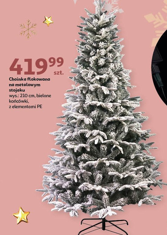 Choinka 210 cm promocja w Auchan