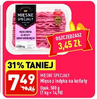 Mięso z indyka na kotlety Mięsne specjały Ami promocja