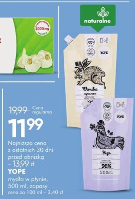 Yope mydło w płynie, 500 ml, zapachy promocja w Super-Pharm
