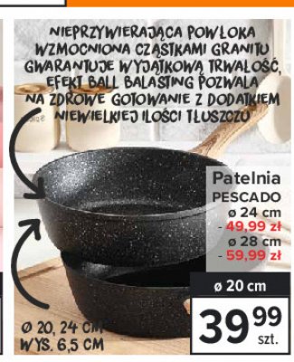 Patelnia g艂臋boka pescado 28 cm Tefal promocja