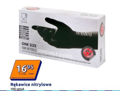 Rękawice nitrylowe 100 sztuk promocja w Action