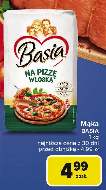 Mąka pszenna na pizzę włoską Basia promocja