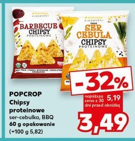 Piramidki proteinowe barbecue Popcrop promocja