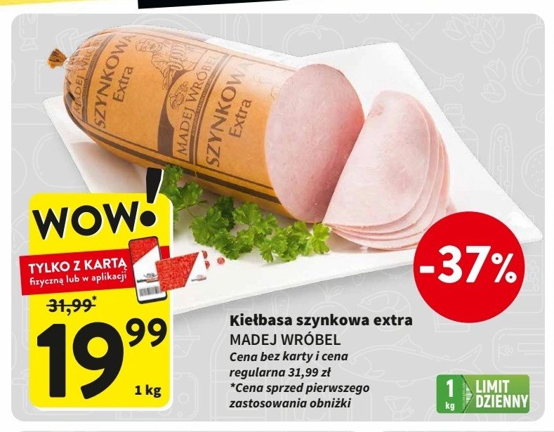 Szynkowa extra Madej & wróbel promocja w Intermarche