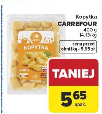 Kopytka CARREFOUR promocja w Carrefour