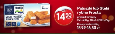 Paluszki lub Steki rybne Frosta promocja w Żabka