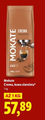 Kawa ziarnista Crema Mokate promocja w Lidl