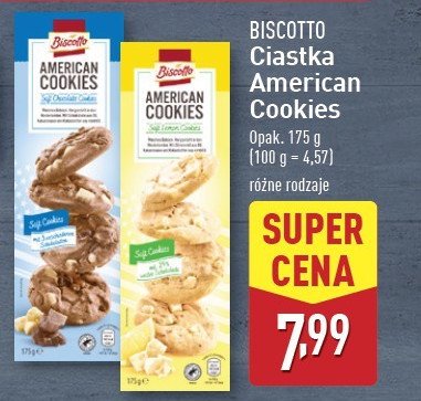 Ciastka american cookies Biscotto promocja