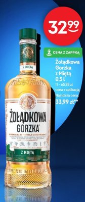 Wódka Żołądkowa Gorzka z Miętą 0,5l promocja w Żabka