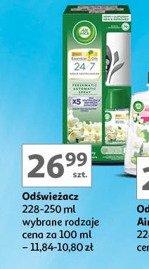 Urządzenie + wkład białe kwiaty Air wick freshmatic promocja