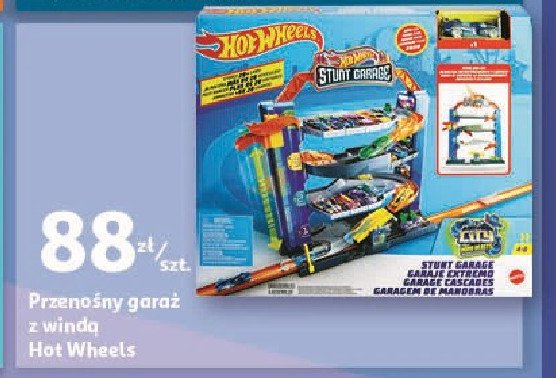 Tor przenośny garaż Hot wheels promocja