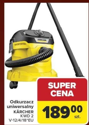 Odkurzacz uniwersalny KARCHER KWD 2 V-12/4/18*EU promocja w Carrefour