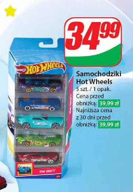 Samochodziki Hot wheels promocja