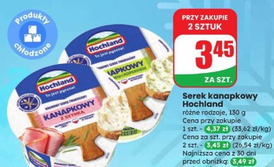 Serek kanapkowy różne rodzaje promocja w Dino