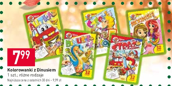 Kolorowanka malucha - dinusie promocja