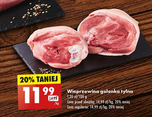 Golonka tylna wieprzowa promocja