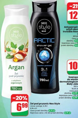 Żel pod prysznic Neo Style Argan promocja w Dino