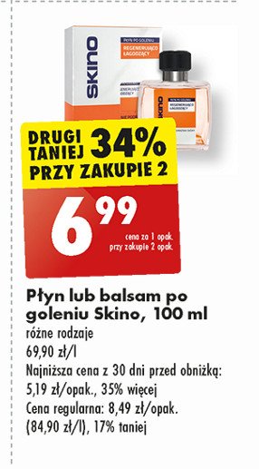 Płyn łagodzący Skino for men łagodzi promocja