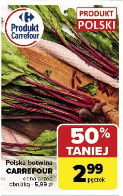 Botwinka polska Carrefour promocja
