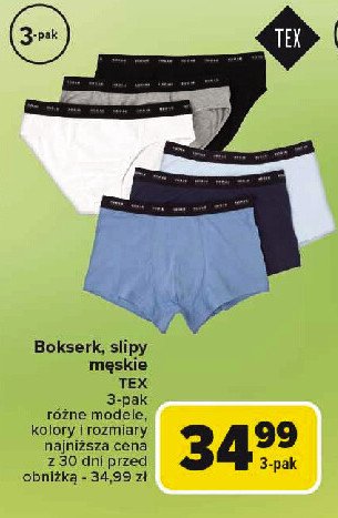 Bokserki męskie Tex promocja