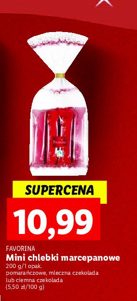 Minichlebki marcepanowe pomara艅czowe Favorina promocja