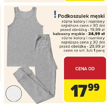 Podkoszulek męski promocja w Carrefour