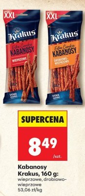 Kabanosy drobiowo-wieprzowe promocja w Biedronka