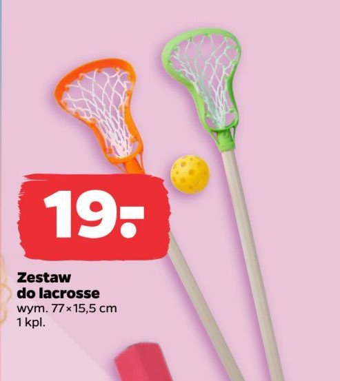 Zestaw do lacrosse 48 cm promocja w Netto