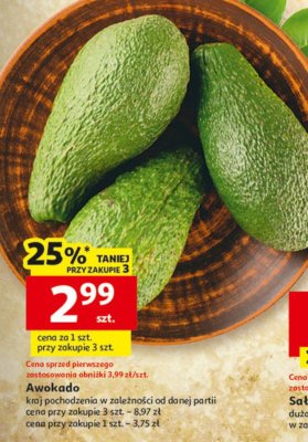 Awokado hass rte promocja w Auchan