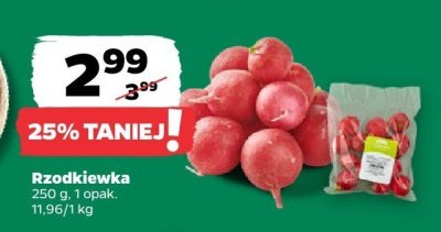 Rzodkiewka 250 g promocja w Netto