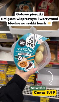 Pierożki w stylu azjatyckim z mięsem wieprzowym i warzywami promocja w Kaufland