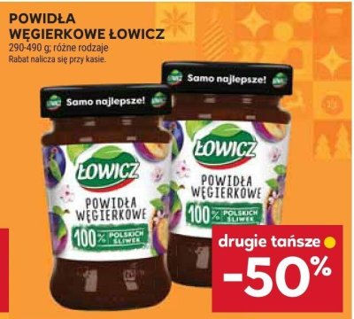 Powidła POWIDŁA WĘGIERKOWE ŁOWICZ różne rodzaje promocja w Stokrotka