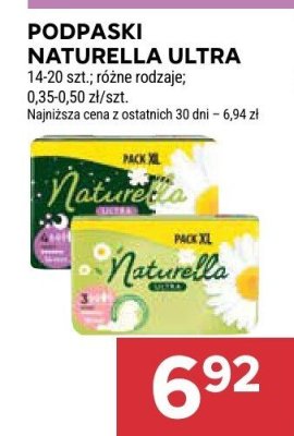 Podpaski Naturella Ultra promocja w Stokrotka