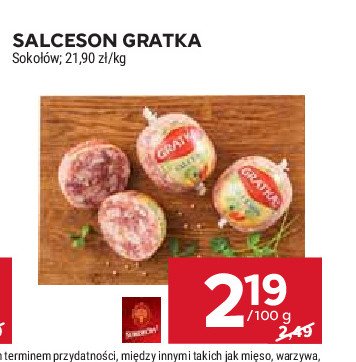 Salceson gratka Sokołów promocja